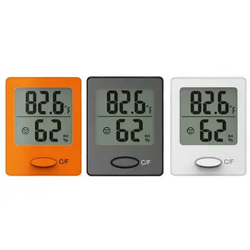 LCD Elektrooniline Digitaalne Temperatuuri-Niiskuse Mõõtja Siseruumides Väljas Termomeeter Hygrometer ilmajaamas Kell 1tk