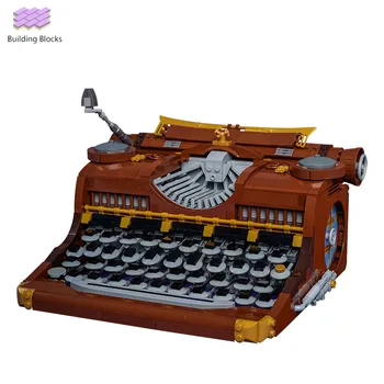 Steampunk Kirjutusmasin ehitusplokid KES player custom made Keskaja kirjutusmasin mudel tellised diy mänguasjad lastele või täiskasvanutele