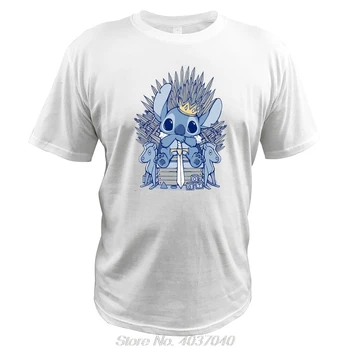 Stitch T-särk Raudse Trooni Ja Mõõk Naljakas Cartoon Väike Monster T-särk Loominguline Disain Digital Print Tops Tee