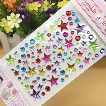 Laste Diamond Kleebis DIY Käsitöö Loominguline isekleepuvad Kleebi Maali Kleebis Pack Kleepsud Mänguasjad Tüdrukutele