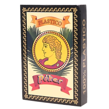 40pcs/set hispaania mängukaardid PVC Plastikust Pokkeri Kaardid Magic Rekvisiidid Pere Poole lauamäng