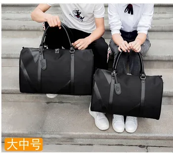Lühimaa reisi naiste kott käsipagasi kott mahajätmise kott lihtne, kerge, veekindel fitness stiilne kott