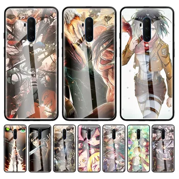 Rünnak Titan Mikasa Anime Klaas Telefoni puhul OnePlus 7 8 Nord 7T Pro 8T 5G Z-Kaas 1+ 7pro 8Nord5G 8pro Shell Capa