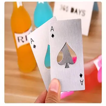 Õlle Avaja Labidas Krediidi Kit Card Poker Multifunktsionaalne Isikupärastatud Naljakas Pudel Avajad Baari Accessoriespocket Õlle Avaja