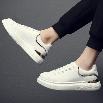 2021 uued vabaaja jalatsid paar valged kingad low cut korea stiilis trendikad meeste kingad moe suundumus tossud 35-49