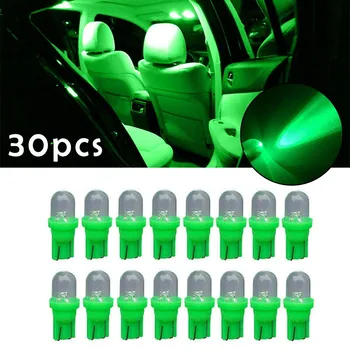 30Pcs T10 LED Sisustus armatuurlaua Näidik Lambid 2825 168 194 154 Roheline Armatuurlaua Kaunistamiseks Auto Kaubad