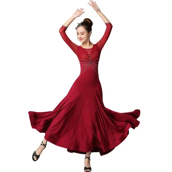 2021 Naine kaasaegse tantsu kleit tulemuslikkuse kleit riikliku standardi tantsu konkurentsi kleit Valss tantsu Kostüümid