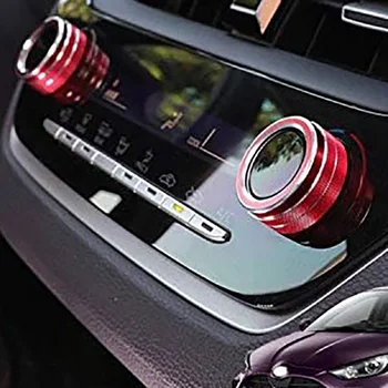 Nupp Audio Stereo ja Helitugevuse Nupp Ringi Kate Punane Auto Tarvikud Toyota Yaris 2020 kliimaseade Kinnitatav Kate