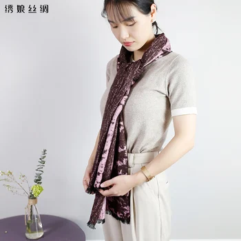 Tõeline silk lapp sall talvel salli naiste mood mulberry silk kaua soe ja kanda dual-purpose kaela kaitse krae