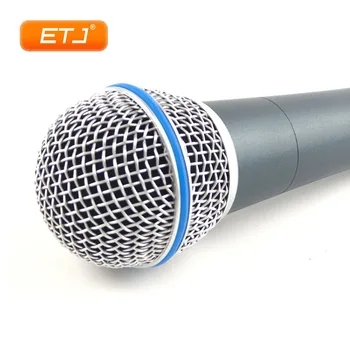 Top Kvaliteetse Beta58A Professionaalne Juhtmega Mikrofon, Kiire Shipping Cardioid Microfones Dünaamiline Karaoke Laul Etapp BEETA 58A 21005