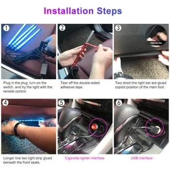 Auto põrandamatid LED Ümbritseva Valguse Universaalne Nahast FootPad Auto Vaip Sobib 98% Mudel OPEL Insignia Auto Interjöör