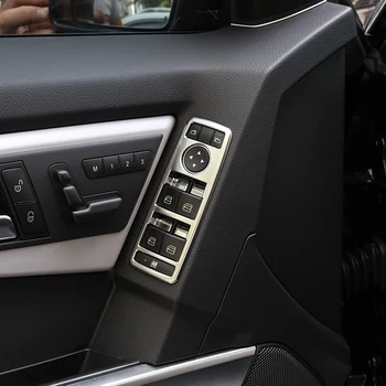 Uus Matt Kroom Ukse aknatõstuki Lüliti Paneeli Katta Auto Disain Sisekujundus jaoks Mercedes C, GLK-Klassi W176 W246 W204 W212 W218 X204