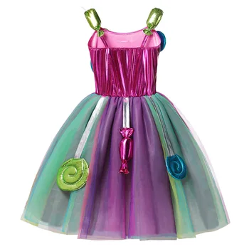 Lapsed Tüdrukud Cosplay Kostüüm Pool Varrukateta Kleidid Glittery Silma Tutu Kleit Juuksed Hoop Staadiumis täitmiseks Sünnipäeva