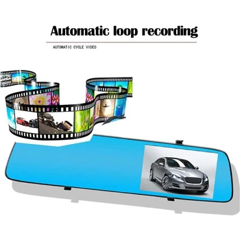 Auto Rearview Mirror Sõidu Diktofon 3,5 Tolli 1080P Full Hd Autot Recorder Oja Rearview Mirror
