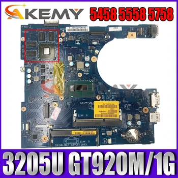 Akemy AAL10 LA-B843P REV:1.0(A00) 3205U 920M/1GB Dell INSPIRON 5458 5558 5758 Sülearvuti Emaplaadi CN-0F0T2K F0T2K Mainboard