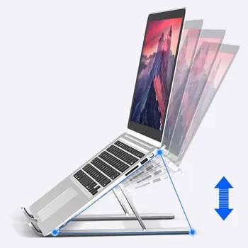GOOJODOQ Kaasaskantav Kokkupandav Alumiiniumist Laptop Stand For MacBook Pro Sülearvuti Stand Kokkupandav Sülearvuti Laud