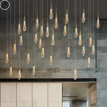 Põhjamaade Crystal LED Ripats, Tuled Kaasaegne Disain Kerge elutuba, Magamistuba Lamp Loft Kohvik restoran Villa Siseruumides Rippuvad valgus