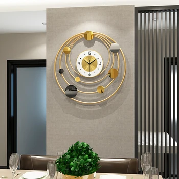 Põhjamaade Disain Kella Mood Luksus Loovust Kaasaegse Kunsti Kella elutuba Minimalistlik Reloj Viilutatud Home Decor BC50BGZ