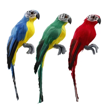 3tk Aia Kaunistamiseks Rekvisiidid Kunstlik Macaw Papagoi Käsitöö Simulatsiooni Papagoid Kodus Ornament Kunstlik Sulg Linnud
