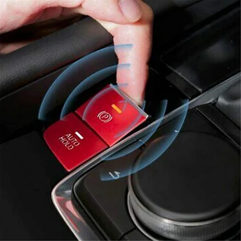 Auto Käsipidur Seisupidur AUTO HOLD & Multimeedia Nuppu katteraam Sisekujundus Kleebise jaoks Mazda 3 Axela CX-30 2020