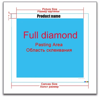 HOMHOL Täis Square Puurida 5D DIY Diamond Maal 