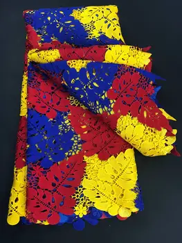 MIQIER Kõrge Kvaliteedi Aafrika nigeeria tülli Pits Kangas, puuvillane kangas guipure pits kangast kangast õmblemise Vees Lahustuv kleit