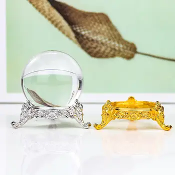Crystal Ball vitriin viimistluskivi Metallist Kaunistused Omanik Baas, Kristall, Mineraal-Ehted Toetada Teenetemärgi Tarvik