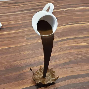 'Parim' Ujuvad Kallab Kohvi Tassi Skulptuur Köök Decor Kallab Magic Valades Splash 889