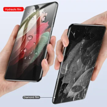 Hüdrogeeli Film Ekraan Kaitsja kohta Samsung Galaxy S21 Ultra S20 FE Pluss S10 S9 Plus Eest Lisa 10 20 Pluss Pehme Ekraani Kaitsekile