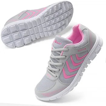 2021shoes naiste uus mood Tenise Feminino kerge, hingav võrgusilma valged kingad naiste vabaaja jalatsid naiste spordijalatsid