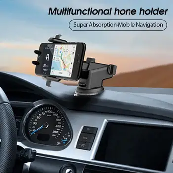 Auto Omanik Esiklaas Seista IPhone Samsung Mobile mobiili, GPS-Universaalne Hoidik Auto Bracket 360° Mount Omanik