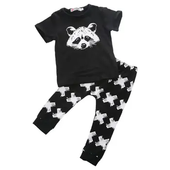 Baby Poiste Riided Seab Poisid Fox Puuvillased Topid T-särk+Püksid, Säärised 2tk Varustus, Komplekti Kostüüm Poiste Riided