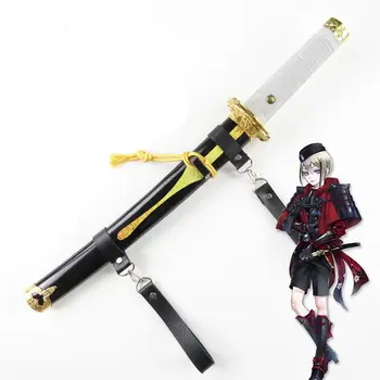 55cm Cosplay Touken Ranbu Online Iseloomu Hyuuga Jong relva Puidust Jaapani Samurai Mõõk Lühike Tera mudel Kostüüm pool