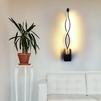 Kaasaegne Minimalistlik LED seinavalgusti AC85-260V 16W elutuba, Magamistuba Öö Vahekäiguga Mööbli Valgustus Dekoratiivse Seina Lamp