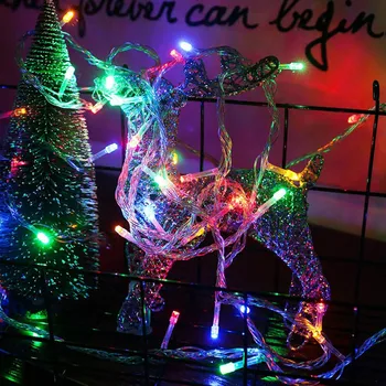 20LEDs 2 Akuga LED String Tuled Xmas Vanik Halloween Pulmad Dekoratsioon Jõulud Flasher Haldjas
