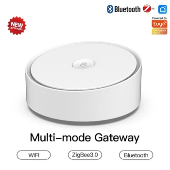 1tk 5V 1A Tuya Gateway WiFi+Bluetooth+Zigbee Multi-protokolli Teatise Gateway Tuya/smart Elu APP Kaugjuhtimispult