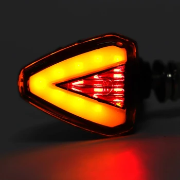 1 Paar Mootorratta LED-suunatuled päevasõidutuli Blinker Flasher Märgutuli Chrom Lihtne Paigaldada Ja Kasutada