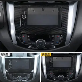 ABS Chrome Nissan Terra 2018-2020 Auto Navigation Paneel, Litrid Sisustus Armatuurlaua Dekoratiivse Raami Kaas Car Styling