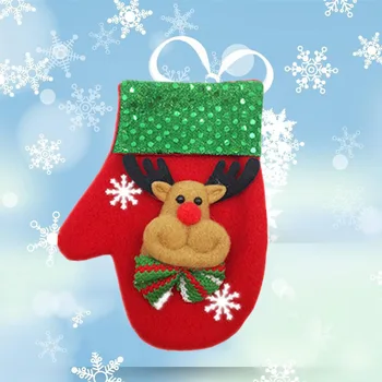 Jõulud Kingitused Koti Candy Kotid Söögiriistade Hoidja Jõulud Dekoratsioon (Santa Klausel Muster)