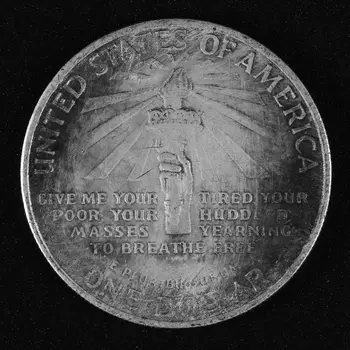 2021 Uus Koopia 1906 Ameerika Ühendriikide Mündi vabadussammas Tõrvik Kohrutus Hõbe Katmine Suveniiride Vask Valuuta