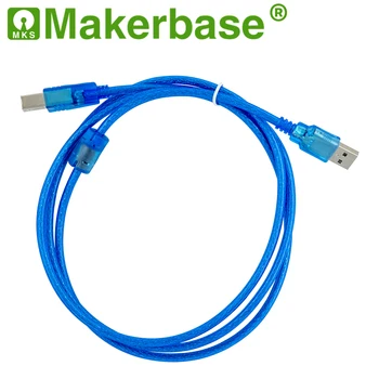 Makerbase 3D-printeri kaabel 1,5 m USB kaabel koos magnet rõngas 1,5 m tarvikud