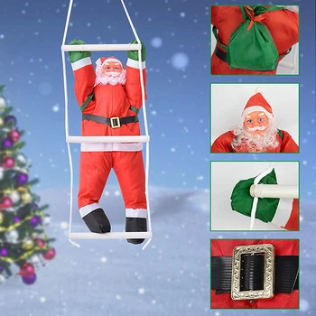Jõulud Ripats Santa Claus Rippuvad Nukk Redeli Köisronimise Uus Aasta Puu Christmas Tree Teenetemärgi Rippuvad Decor
