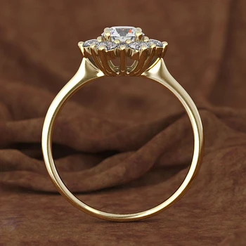 Crystal Elegantne Sõrme Sõrmus Naistele Sõrme Decor Abielusõrmus Pruut Pool Ehted Loominguline Lumehelves Kuju Ehted Kingitused