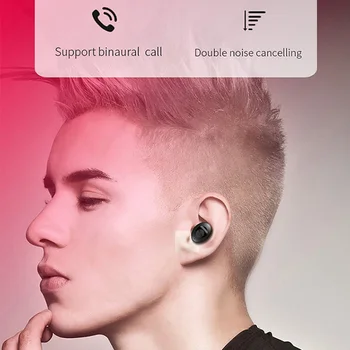 Traadita Bluetooth-5.0 In-Ear Kõrvaklapid, Sõrmejälje Touch Control Müra Tühistamises Earbuds HiFi Stereo-Peakomplekt Koos Mikrofoniga