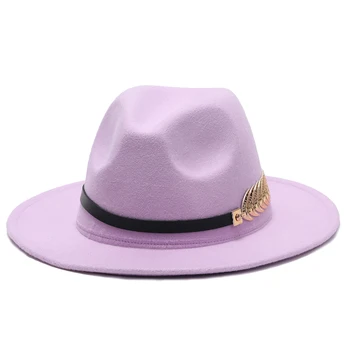 2020. aasta talvel fedora mütsid naistele mood Korter laia Ääreni Villast Vilt Jazz Fedora Mütsid meestele Fishbon goth top vintage pulm Müts