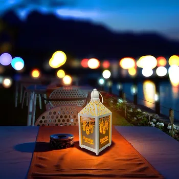 Eid Teenetemärgi Moslemite Ramadaani Laterna LED Lamp Ripub Ornament See teos saab valgustada ruumi suitsuvaba tulekahju-tasuta