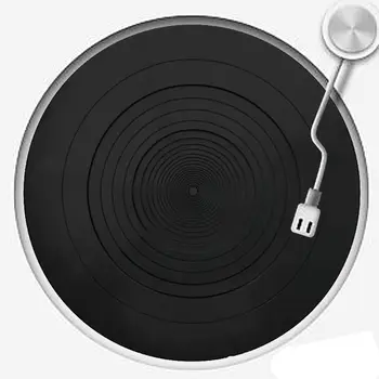 Anti-vibratsiooni Silikoon Kummist Padi LP Antislip Matt Phonograph Turntable Vinüül Kirje Mängijad Tarvikud