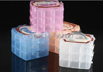 Kõrge hinne koos metallik & polüester & rayon & glow & pooli niit + tasuta kohaletoimetamine kokku 82pcs plastikust kast