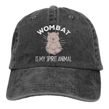 Wombats On Minu Vaim Loomade Müts Meestele Naiste Suvine Päike Müts Kalapüügi Baseball Cap