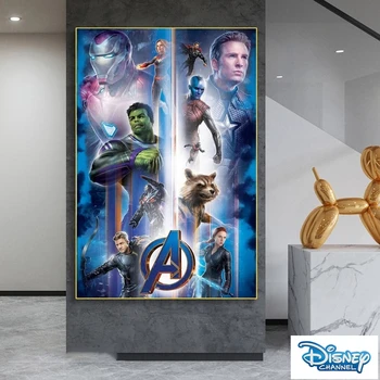 Superkangelane Avengers Kapten Ameerika Hulk Hawkeye Plakatid ja Pildid Seina Art Lõuend Maalimine Magamistuba, elutuba, Tuba Decor